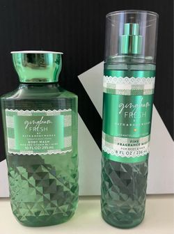 Body Mist and Body Wash