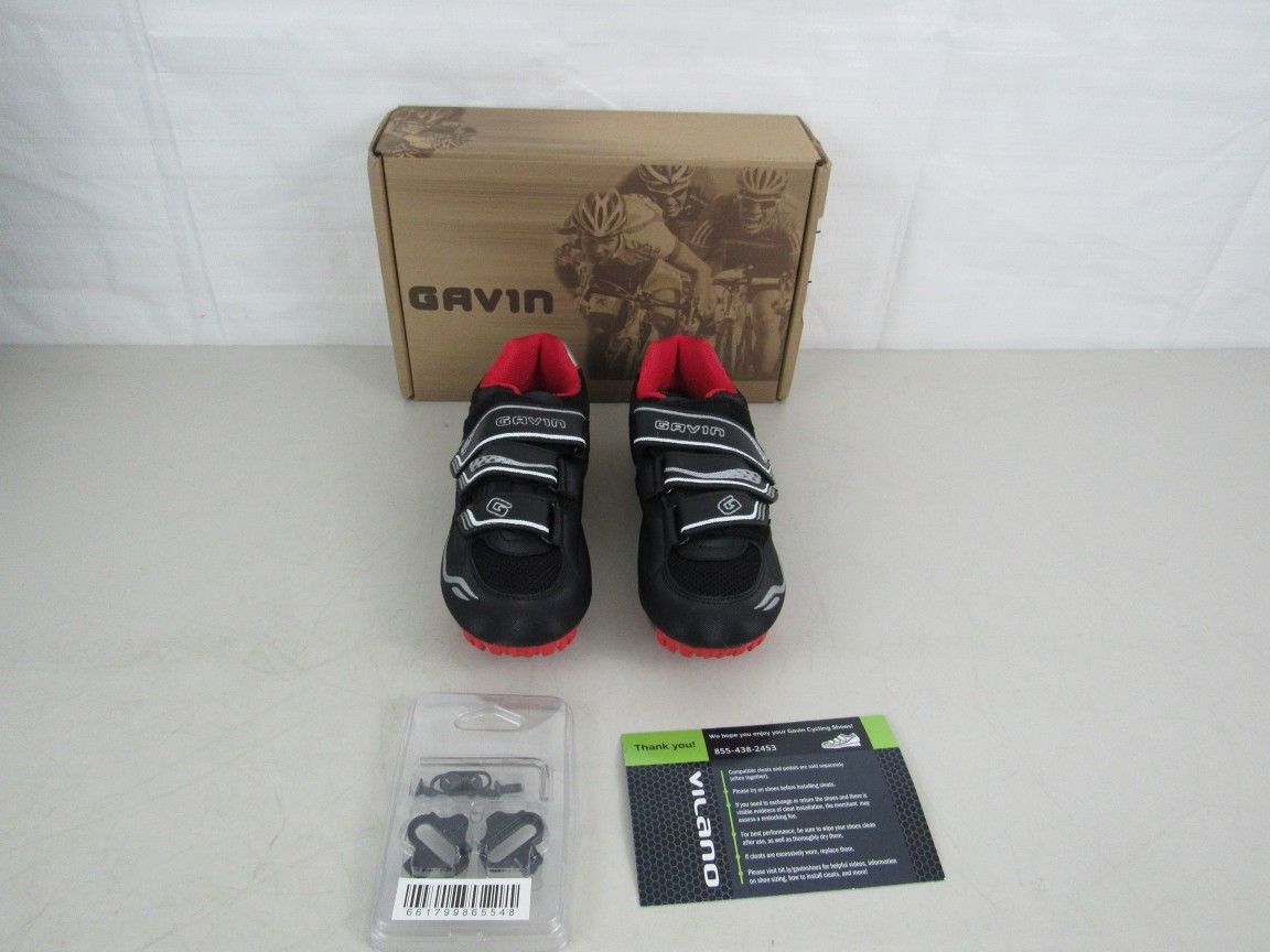 Gavin Velo MTB Womens 9.5 Bicycling Shoes Size EU 41 With Cleats-New


