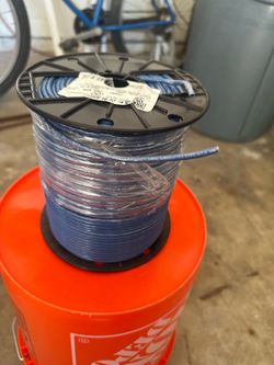 500 ft 10 AWG Blue THHN copper wire stranded