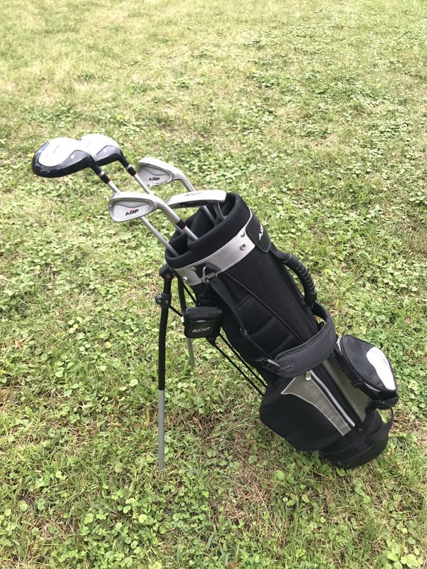 6pc AMF Jr Junior Youth Golf Clubs Set Irons 6 &7 Putter, Drivers Bag
