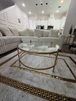 Glass Coffee table set