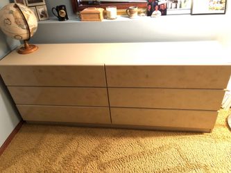 Marble Dresser and 2 nightstands