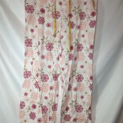 NWOT VINTAGE Juicy Couture Snowflake Flannel Pajama Pants Size Small