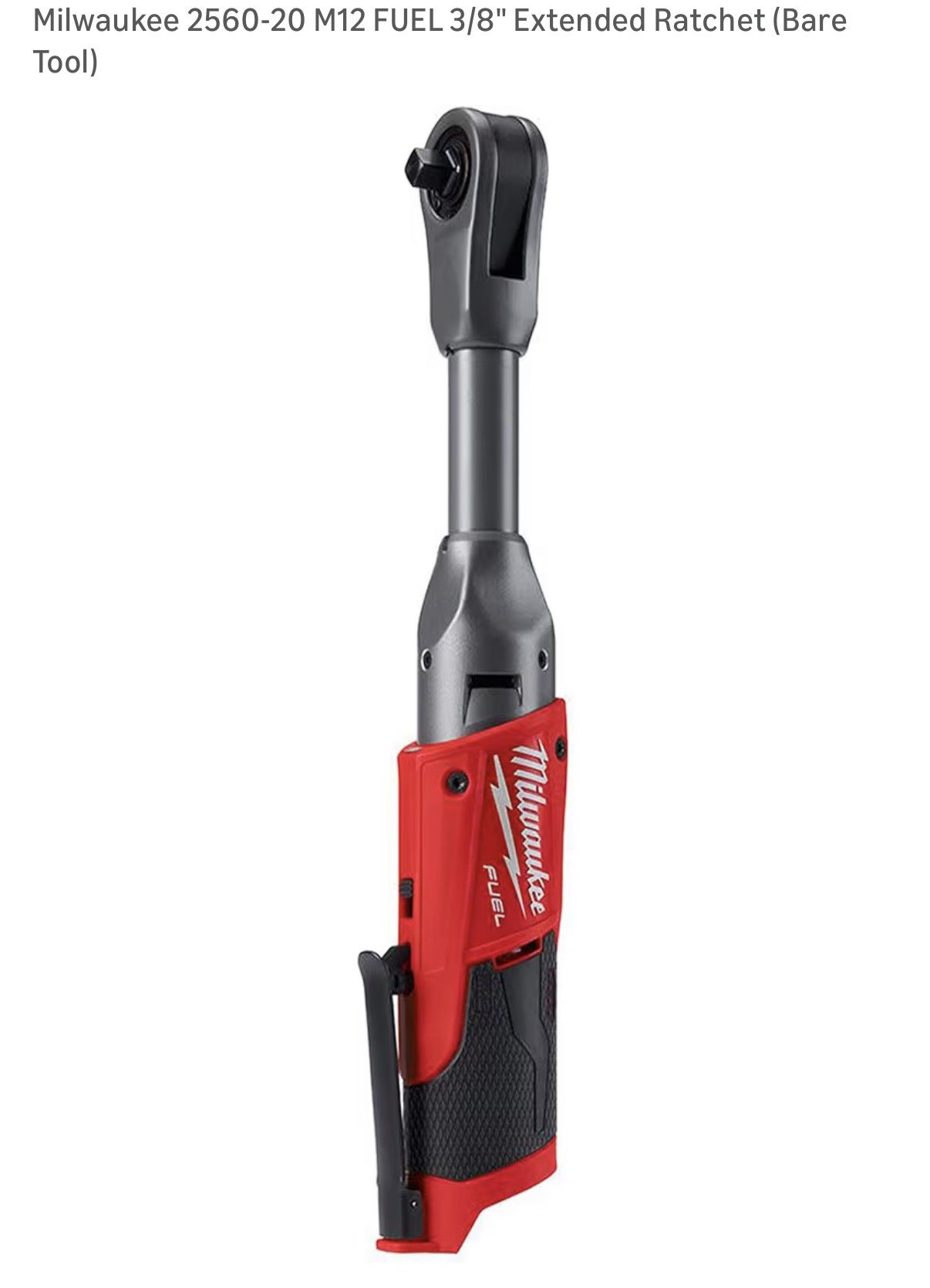 Milwaukee 2560-20 M12 FUEL 3/8" Extended Ratchet (Bare Tool)