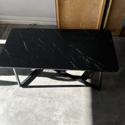 Faux Marble Coffee Table 