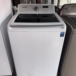 White Samsung Washer