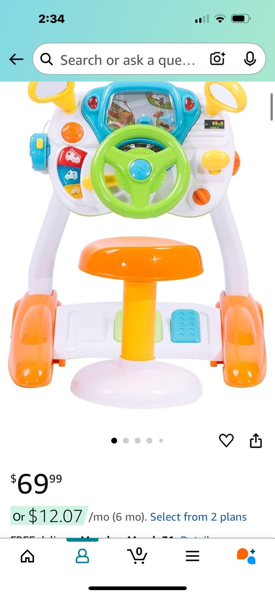 Toddler Driving Toy