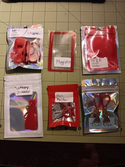 6 pc Red #1 Fun Set