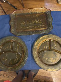 R.S. Tiara Plates/Last Supper Tray