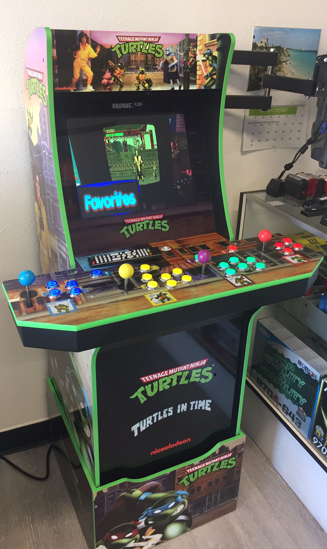 CUSTOM 🕹 4 PLAYER🕹 ARCADE 🕹 CABINET WITH/15,000 GAMES