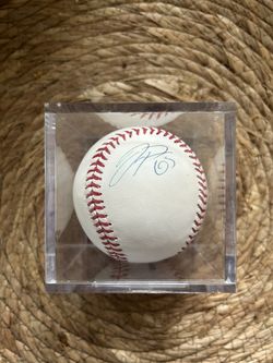 Joc Pederson Hanley Ramirez Autographed Baseball