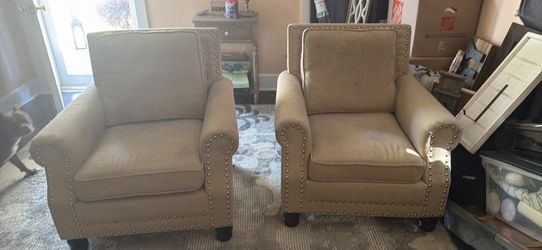 Set of Chairs - Nailhead Trim