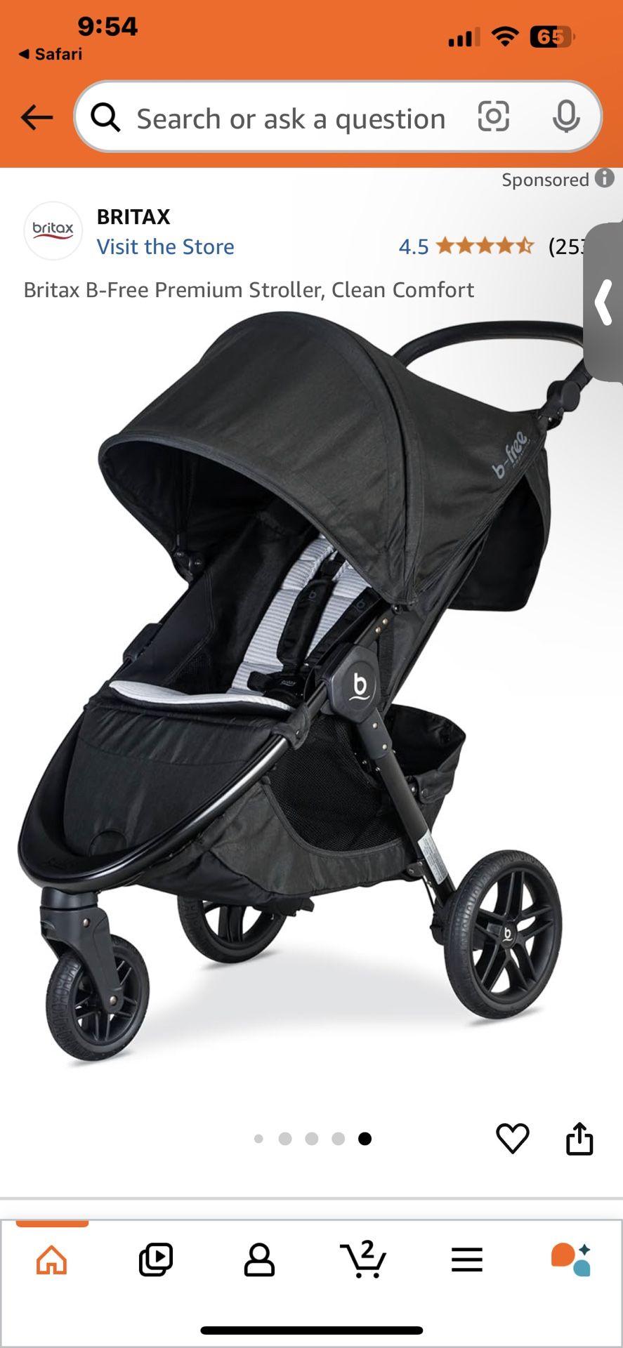 Britax B-free Sport Stroller