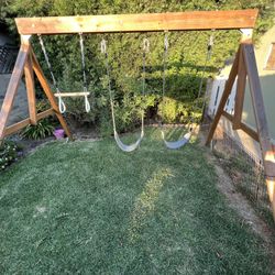 Wooden Swing Set