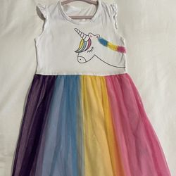 Unicorn Multicolor Rainbow Dress