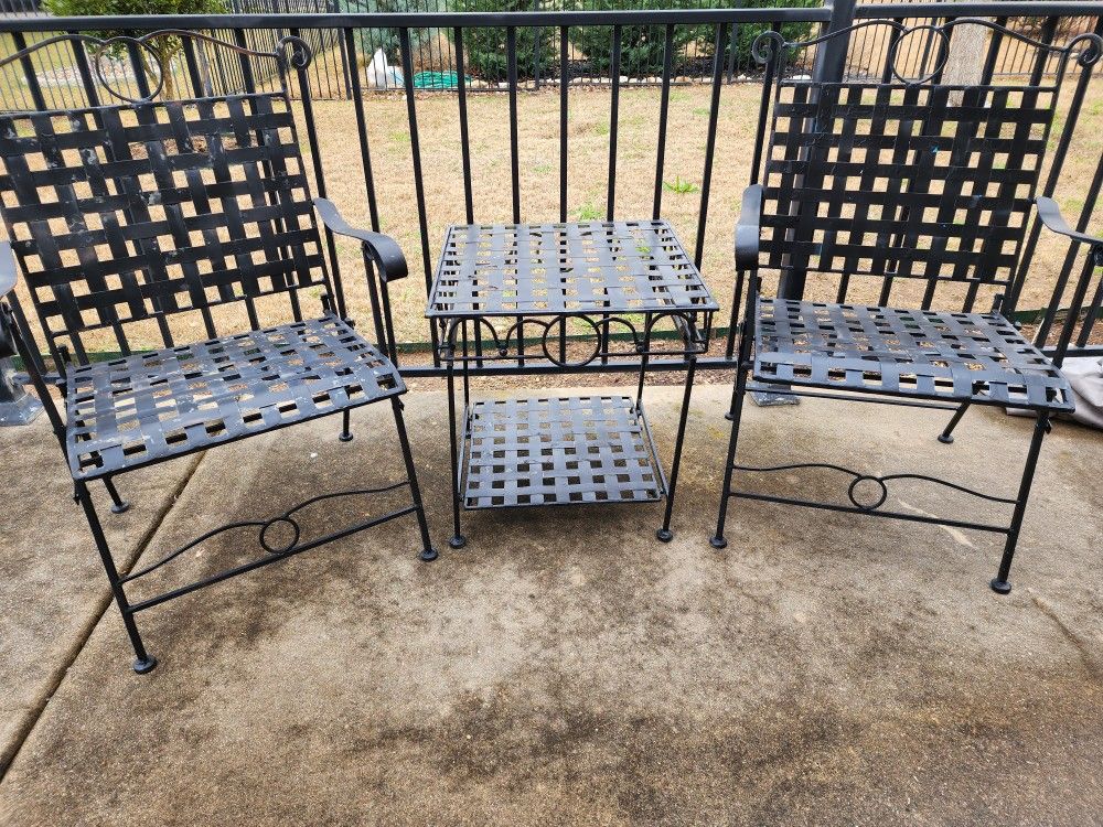 Wrought Iron Patio Set