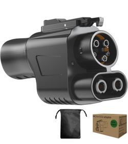 NACS to CCS1 Adapter,Max 500A & 1000V Charging Adapter,Universal Fit for All Ford EVs & Rivian R1T, R1S, R2, R3 EVs