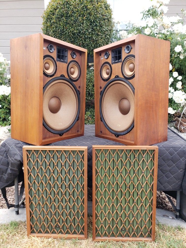 Vintage Pioneer CS-99A Speakers W/ Grills Sound Great *REFINISH CABINET*MILD WEAR