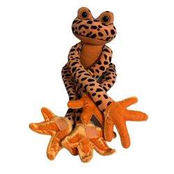 Animal Alley Frog Orange Black Plush 24” Exclusive Toys R Us 2000