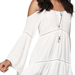 Kendall & Kylie Brand Boho Bell Sleeve Tunic (S)