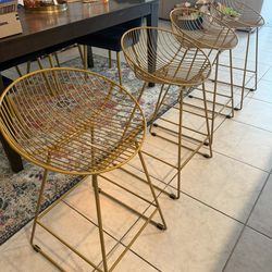 Nice Modern bar Stool Set Of 4