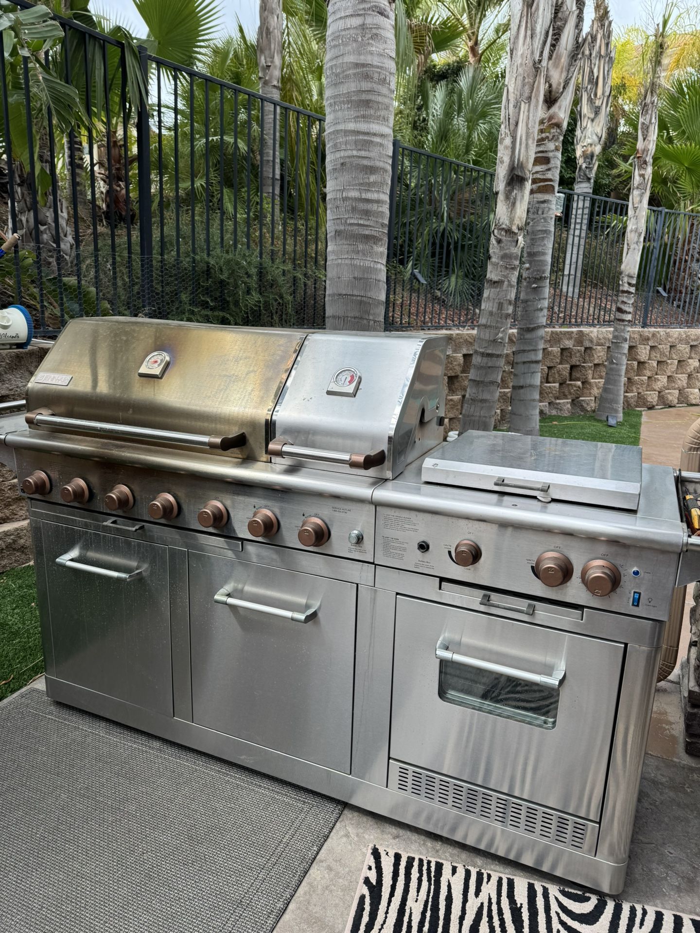 JENN AIR BBQ WITH OVEN/GRILL