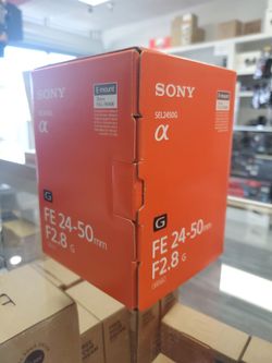 Sony FE 24-50MM F2.8