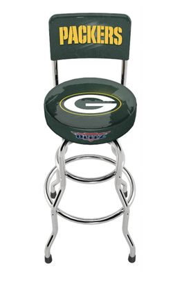 Green Bay Packers NFL Blitz High Back Adjustable Swivel Stool, Arcade1Up
