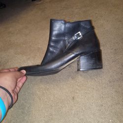 Black High Heel Booties Size 7m