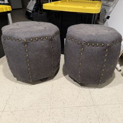 2 Living / Bedroom Ottomans  