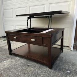 Coffee Table Desk With Storage 