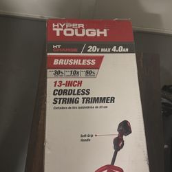 Hyper Tough 13 Inch Cordless String Trimmer New 