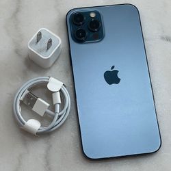 iPhone 12 Pro  Max  , Unlocked  for all Company Carrier ,  Excellent Condition Like New 