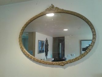 Vintage antique wooden mirror very nice