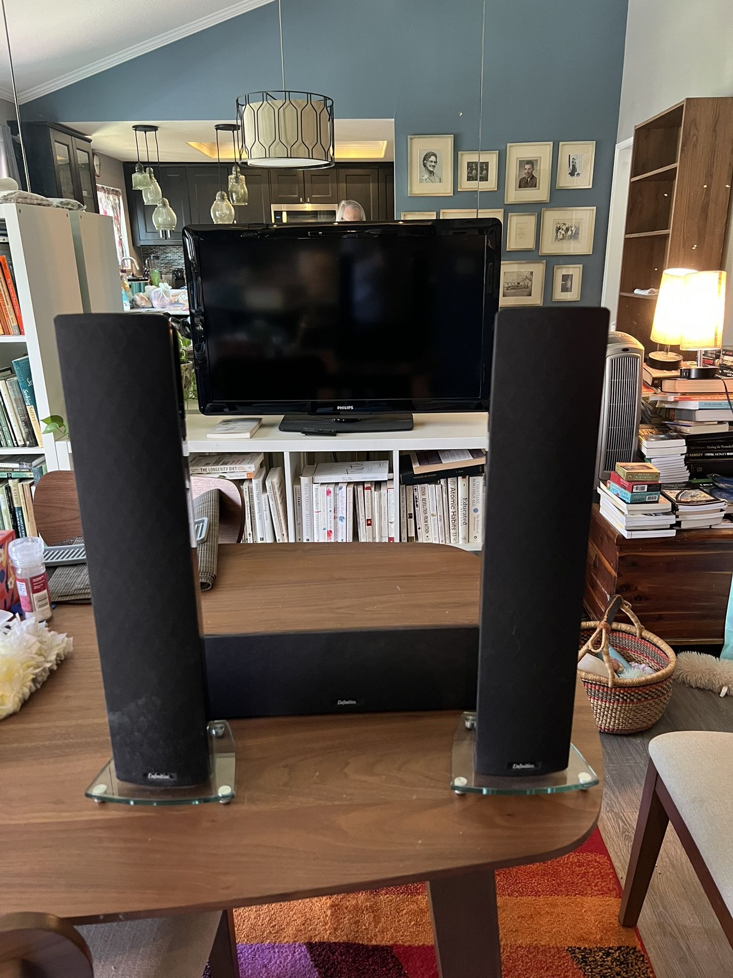 Definitive Technology Mythos 6 (pair Left & Right) and Mythos 7 (center)