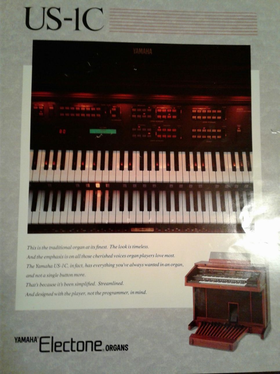 Yamaha Electone Organ US-1C