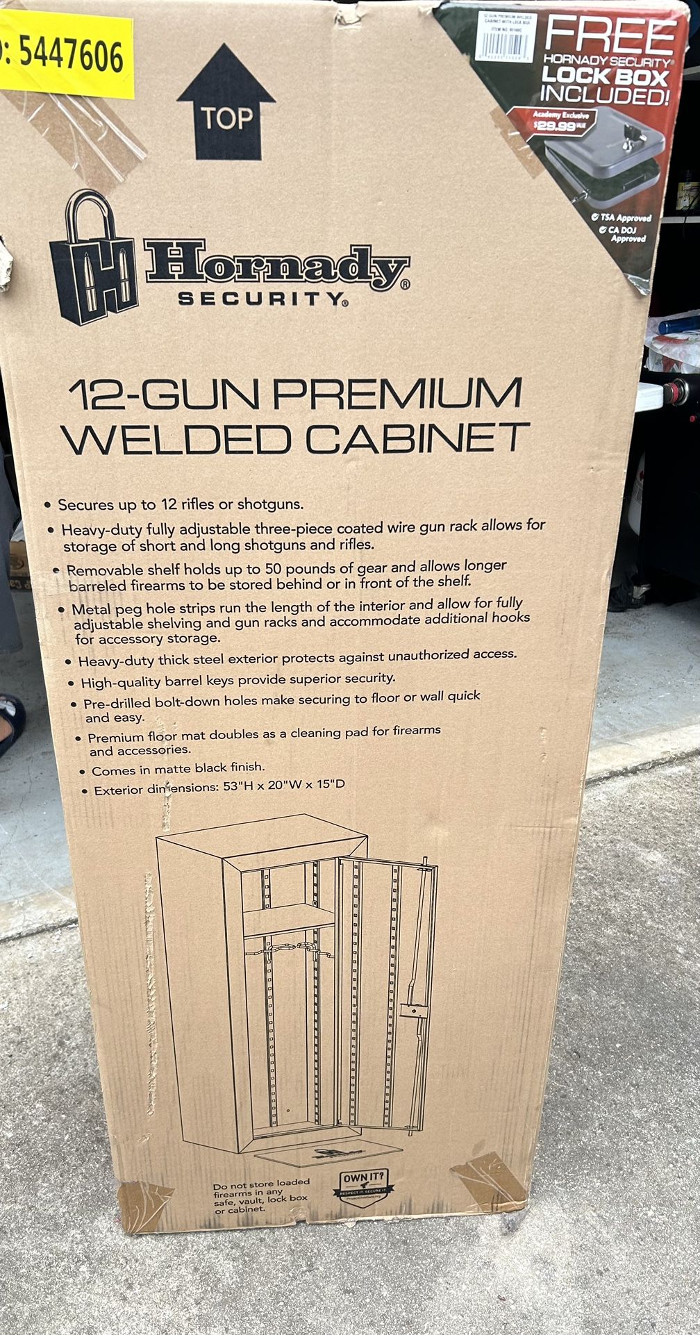 Brand New -12-gun Premium Welded Cabinet