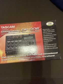 Tascam DP-006 6 track digital recorder