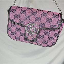 Pink Crossbody Bag 