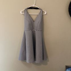 Charlotte Russe Striped, Halter Dress