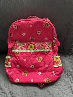 Pink Floral Backpack
