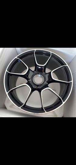 OEM Porsche 911 992 Turbo S Black Exclusive Wheels Rims