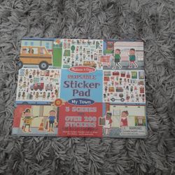 Melissa And Doug Reusable Sticker Pad My Town