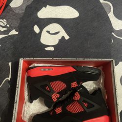 Jordan 4 Red Thunders size 12 Brand New