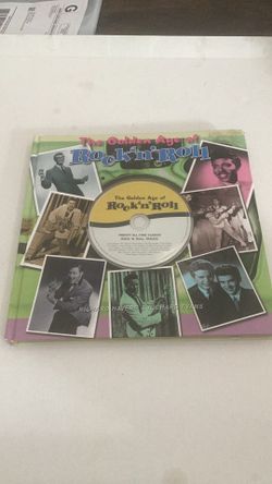 Golden Age of Rock n Roll Hardcover Book W CD
