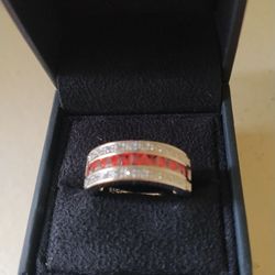 Silver Diamond Luxury Comfortable Ring Jewelry 