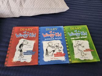 Diary Of A Wimpy Kid BOOKS 1-3