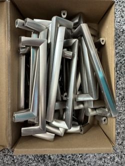 5 Inch Cabinet Pulls In Nickel - 27 Total