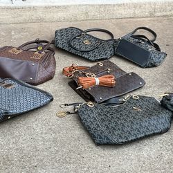 About Six Very Good Hand Bags, In Good Conditions, Great For Holding Your Stuff (all For $40)