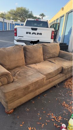 Couch with pullout bed